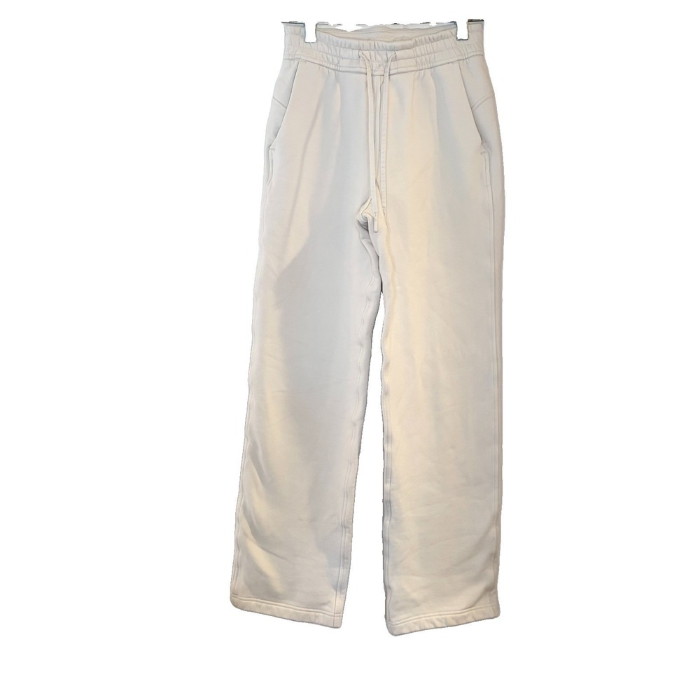 Lululemon Pant Women 0 Off White Loungeful‎ Straight Leg Athleisure Sweatpants